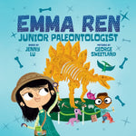 Book cover for Emma Ren Junior Paleontologist: Fun and Educational STEM (science, technology, engineering, and math) Book for Kids