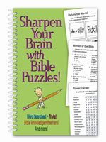 Book cover for Sharpen Your Brain with Bible Puzzles!