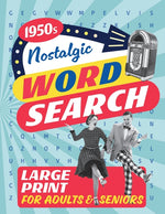 Book cover for Nostalgic Word Search for Adults and Seniors (Large/Big Print)