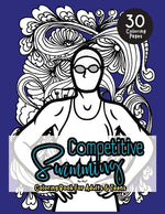 Book cover for Competitive Swimming Coloring Book For Adults & Teens: Motivational Color In Pages Of Quotes For Swimmers and Athletes