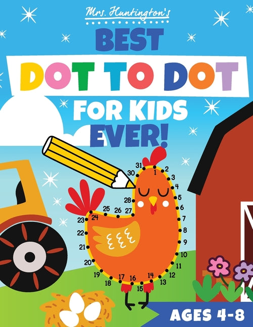 Book cover for Dot to Dot for Kids Ages 4-8: Best Connect the Dots Number Puzzle Book Ever! Count & Color from 10 to 100