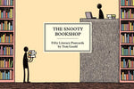 Book cover for The Snooty Bookshop: Fifty Literary Postcards by Tom Gauld