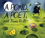 Book cover for Pond, a Poet, and Three Pests