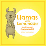 Book cover for Llamas with Lemonade: An Unusual Animal ABC