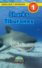 Book cover for Sharks / Tiburones: Bilingual (English / Spanish) (Inglés / Español) Animals That Make a Difference! (Engaging Readers, Level 1)