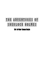 Book cover for The Adventures of Sherlock Holmes