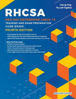 Book cover for RHCSA Red Hat Enterprise Linux 10: Training and Exam Preparation Guide (EX200), Fourth Edition