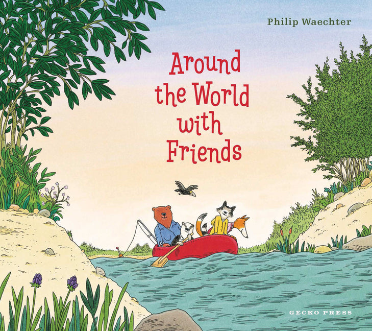Book cover for Around the World with Friends