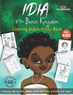 Book cover for Idia of the Benin Kingdom Colorint and Activity Book