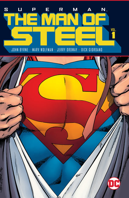 Book cover for Superman: The Man of Steel Vol. 1