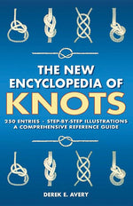 Book cover for New Encyclopedia of Knots: 250 Entries - Step-By-Step Illustrations - A Comprehensive Reference Guide