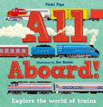 Book cover for All Aboard!: Explore the World of Trains