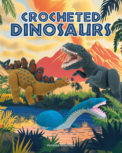 Book cover for Crocheted Dinosaurs
