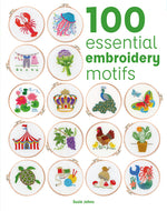Book cover for 100 Essential Embroidery Motifs