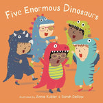 Book cover for Five Enormous Dinosaurs