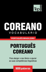 Book cover for Vocabulário Português Brasileiro-Coreano - 9000 palavras