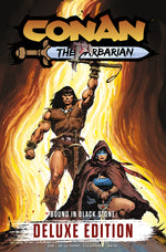 Book cover for Conan the Barbarian Vol. 1: Bound in Black Stone Deluxe Edition