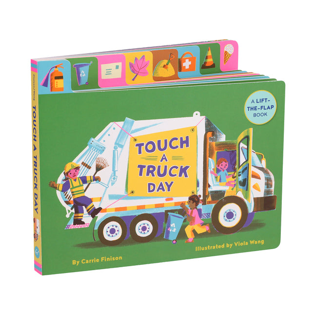 Book cover for Touch a Truck Day: A Lift-The-Flap Book