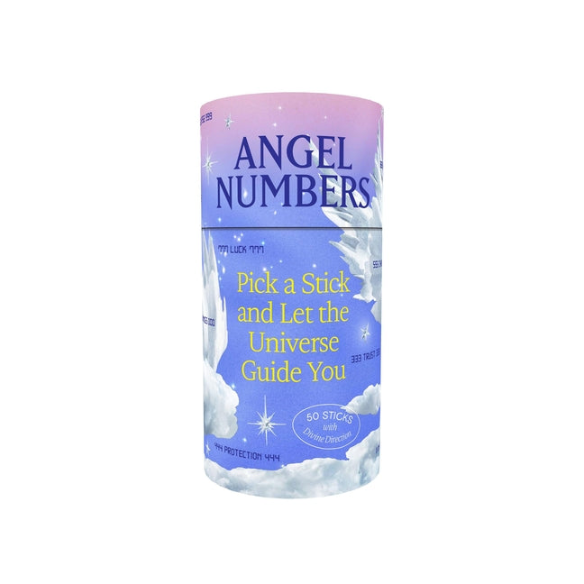Book cover for Angel Numbers: Pick a Stick and Let the Universe Guide You--50 Sticks with Divine Direction