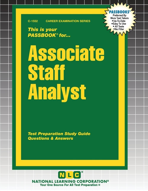 Book cover for Associate Staff Analyst