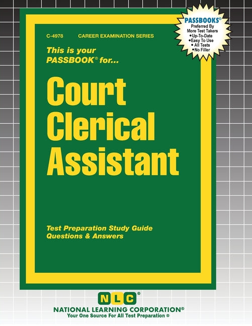 Book cover for Court Clerical Assistant