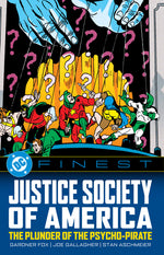 Book cover for DC Finest: Justice Society of America: The Plunder of the Psycho-Pirate