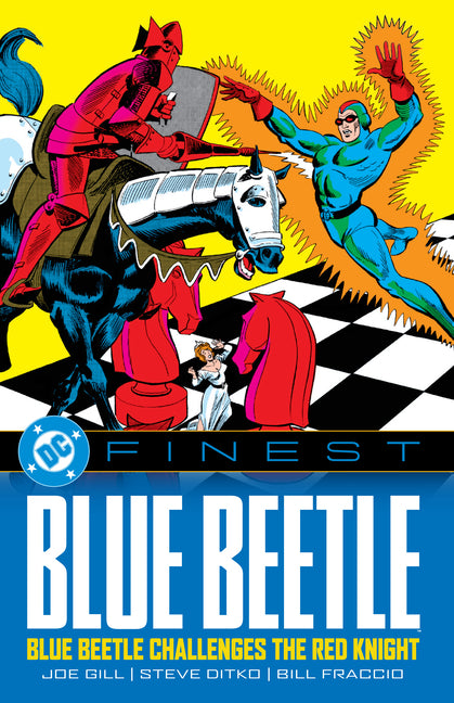 Book cover for DC Finest: Blue Beetle: Blue Beetle Challenges the Red Knight