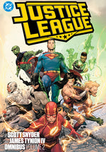 Book cover for Justice League by Scott Snyder and James Tynion IV Omnibus Vol. 2
