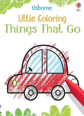 Book cover for Little Coloring Things That Go