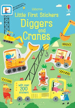 Book cover for Little First Stickers Diggers and Cranes