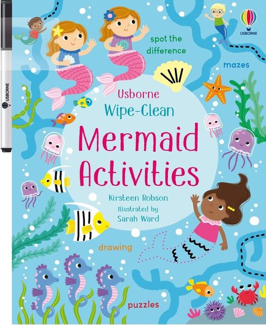 Book cover for Wipe-Clean Mermaid Activities