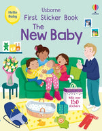 Book cover for First Sticker Book the New Baby