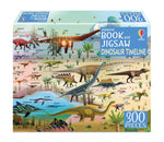Book cover for Usborne Book and Jigsaw Dinosaur Timeline