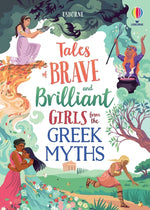 Book cover for Tales of Brave and Brilliant Girls from the Greek Myths