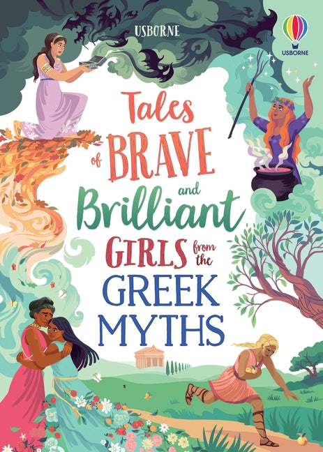 Book cover for Tales of Brave and Brilliant Girls from the Greek Myths