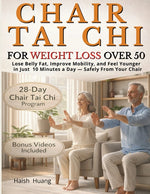 Book cover for Chair Tai Chi for Weight Loss After 50: Lose Belly Fat, Improve Mobility, and Feel Younger in Just 10 Minutes a Day - Safely From Your Chair