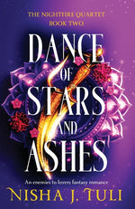 Book cover for Dance of Stars and Ashes: An enemies to lovers fantasy romance