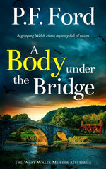 Book cover for BODY UNDER THE BRIDGE a gripping Welsh crime mystery full of twists