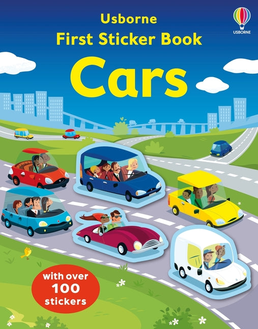 Book cover for First Sticker Book Cars