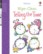 Book cover for Wipe-Clean Telling the Time