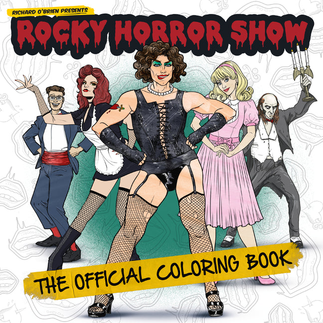 Book cover for Rocky Horror Show: The Official Coloring Book