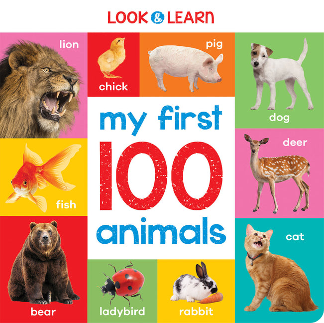 Book cover for My First 100 Animals