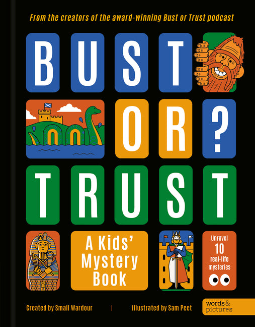 Book cover for Bust or Trust: A Kids' Mystery Book