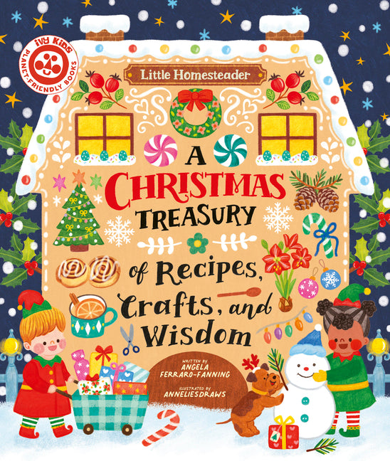 Book cover for Christmas Treasury of Recipes, Crafts, and Wisdom