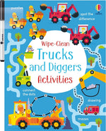 Book cover for Wipe-Clean Trucks and Diggers Activities