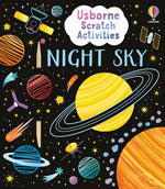 Book cover for Usborne Scratch Activities Night Sky