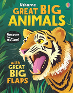 Book cover for Great Big Animals (with Great Big Flaps)