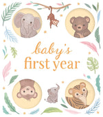 Book cover for Baby's First Year: A Keepsake Journal to Record and Celebrate Your Baby's Milestones in Their First 12 Months