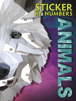 Book cover for Sticker by Numbers - Animals: Create Amazing 3-D Pictures