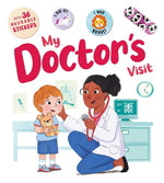 Book cover for My Doctor's Visit: An Interactive Storybook with 36 Reusable Bravery Stickers
